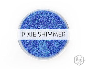 Pixie Shimmer || Premium Polyester Glitter, 1oz by Weight • TRANSPARENT • || .008 cut