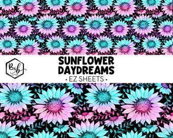 Sunflower Daydreams || EZ Sheets • Printed Vinyl || Mini Print Available