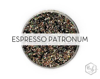 Espresso Patronum *NEW Recipe* || Exclusive Premium Polyester Glitter, 1oz by Weight • OPAQUE • || up to .040 cut