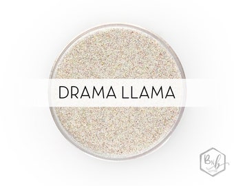 Drama Llama || Premium Polyester Glitter, 1oz by Weight • TRANSPARENT • || .008 cut