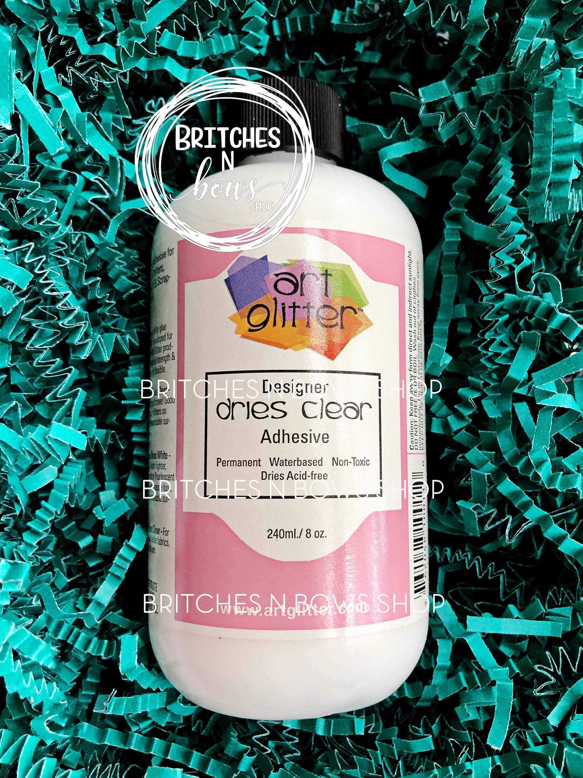 8oz Art Glitter Designer Dries Clear Adhesive