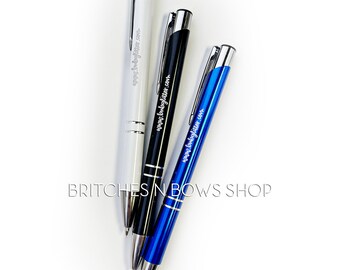 BnB Glitter Vinyl Weeding Pin Pen with Retractable Precision Needle Tip || White, Black, or Royal Blue in a Gift/Storage Box