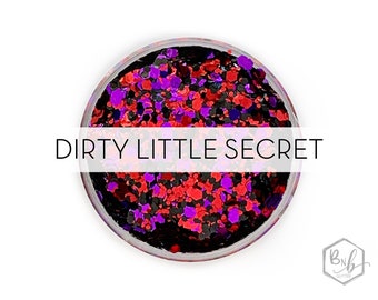 Dirty Little Secret || Exclusive Premium Polyester Glitter, 1oz by Weight • OPAQUE • || up to .094 cut