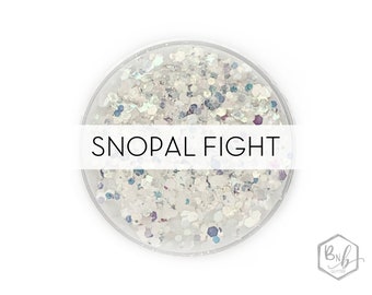 SnOpal Fight || Exclusive Premium Polyester Glitter, 1oz by Weight • TRANSPARENT • || up to .125 cut