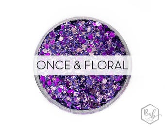Once and Floral (Once and For All) || Exclusive Premium Polyester Glitter, 1oz by Weight • OPAQUE • || up to .094 cut