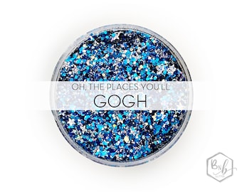Oh The Places You'll Gogh || Exclusive Premium Polyester Glitter, 1oz by Weight • OPAQUE • || up to .062 cut