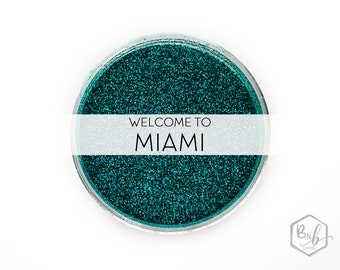 Welcome to Miami || Premium Polyester Glitter, 1oz by Weight • OPAQUE • || .008 cut