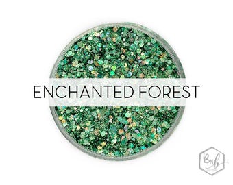 Enchanted Forest || Exclusive Premium Polyester Glitter, 1oz by Weight • OPAQUE • || up to .062 cut