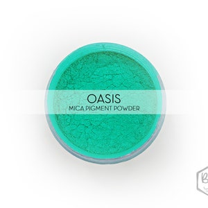 Oasis Pigment Powder || Cosmetic Mica Pigment for Crafts || ~10g