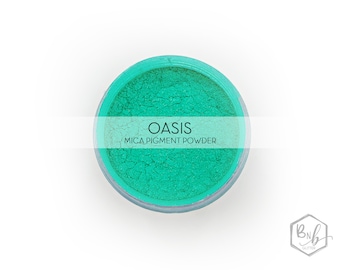 Oasis Pigment Powder || Cosmetic Mica Pigment for Crafts || ~10g