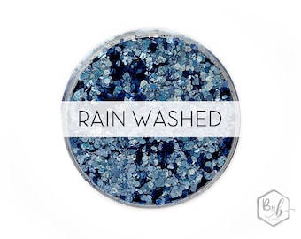 Rain Washed || Exclusive Premium Polyester Glitter, 1oz by Weight • OPAQUE • || up to .062 cut