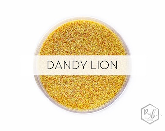 Dandy Lion || Exclusive Premium Polyester Glitter, 1oz by Weight • Semi-OPAQUE • || up to .015 cut