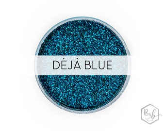 Deja Blue || Premium Polyester Glitter, 1oz by Weight • OPAQUE • || .008 cut