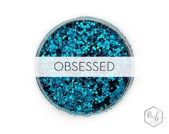 Obsessed || Exclusive Premium Polyester Glitter, 1oz by Weight • OPAQUE • || up to .062 cut