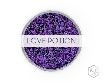 Love Potion || Exclusive Premium Polyester Glitter, 1oz by Weight • OPAQUE • || up to .040 cut