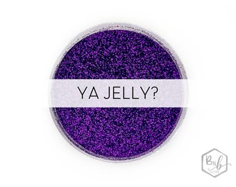 Ya Jelly? || Premium Polyester Glitter, 1oz by Weight • OPAQUE • || .008 cut