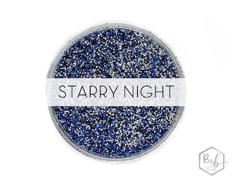 Starry Night || Exclusive Premium Polyester Glitter, 1oz by Weight • OPAQUE • || up to .015 cut