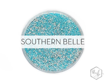 Southern Belle || Exclusive Premium Polyester Glitter, 1oz by Weight • TRANSPARENT • || up to .015 cut