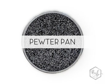 Pewter Pan || Premium Polyester Glitter, 1oz by Weight • OPAQUE • || .008 cut