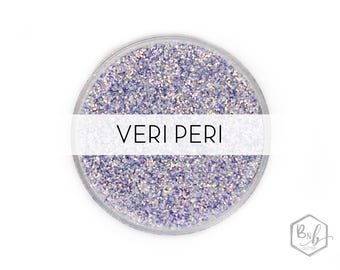 Veri Peri || Exclusive Premium Polyester Glitter, 1oz by Weight • TRANSPARENT • || Nicole Sutherland Collection || .015 cut