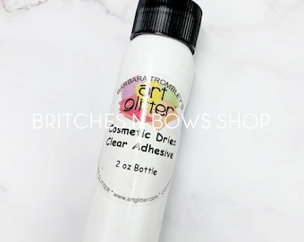 2oz Art Glitter COSMETIC Dries Clear Adhesive