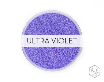 Ultra Violet || Premium Polyester Glitter, 1oz by Weight • TRANSPARENT • || .008 cut