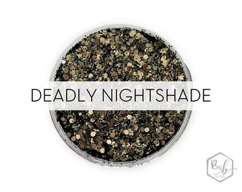 Deadly Nightshade || Exclusive Premium Polyester Glitter, 1oz by Weight • OPAQUE • || up to .062 cut