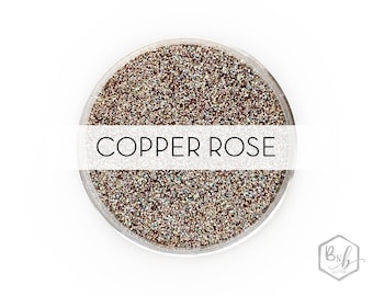 Copper Rose || Premium Polyester Glitter, 1oz by Weight • OPAQUE  • || up to .015 cut