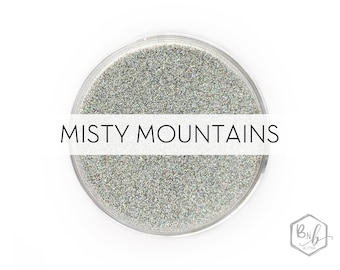 Misty Mountains || Premium Polyester Glitter, 1oz by Weight • TRANSPARENT • || .008 cut