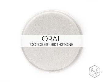 Opal • October Birthstone || Polyester Glitter, 1oz by Weight • TRANSPARENT • || .004 cut