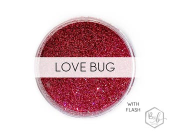 Love Bug || Premium *Cosmetic* Polyester Glitter, 1oz by Weight • OPAQUE • || .008 cut