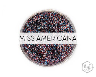 Miss Americana || Exclusive Premium Polyester Glitter, 1oz by Weight • OPAQUE • || .015 cut