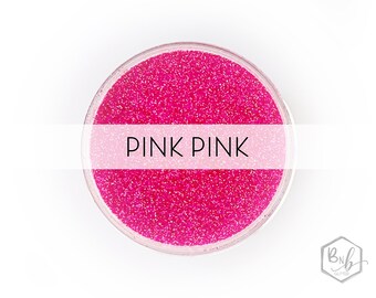 Pink Pink || Exclusive Premium Polyester Glitter, 1oz by Weight • OPAQUE • || .008 cut