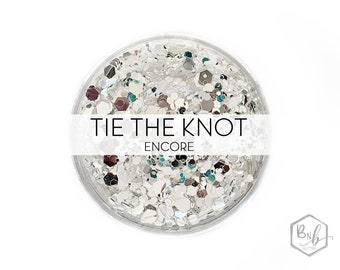 Tie the Knot ENCORE (Diamond Family) || Exclusive Polyester Glitter, 1oz by Weight • TRANSPARENT • || up to .125 cut