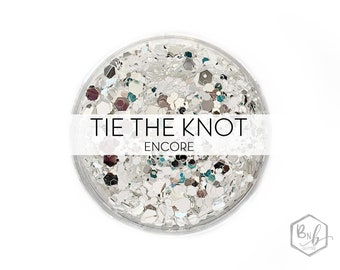 Tie the Knot ENCORE (Diamond Family) || Exclusive Polyester Glitter, 1oz by Weight • TRANSPARENT • || up to .125 cut