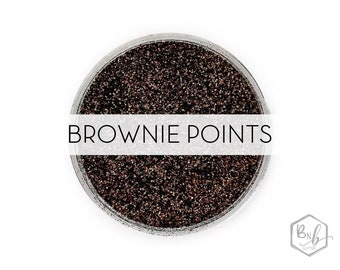 Brownie Points || Exclusive Premium Polyester Glitter, 1oz by Weight • OPAQUE • || up to .015 cut