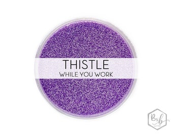 Thistle While You Work || Premium Polyester Glitter, 1oz by Weight • Semi-OPAQUE • || .008 cut