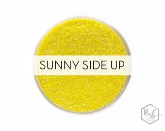 Sunny Side Up || Premium *Cosmetic* Polyester Glitter, 1oz by Weight • TRANSPARENT • || .008 cut