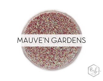 Mauve'n Gardens || Exclusive Premium Polyester Glitter, 1oz by Weight • TRANSPARENT • || .015 cut