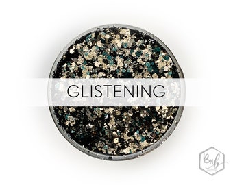 Glistening || Exclusive Premium Polyester Glitter, 1oz by Weight • OPAQUE • || up to .062 cut