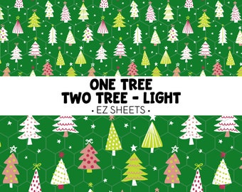 One Tree Two Tree • Light || EZ Sheets • Printed Vinyl || Mini Print Available