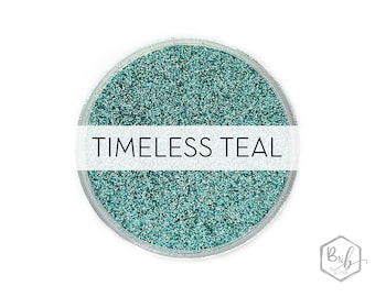 Timeless Teal || Premium Polyester Glitter, 1oz by Weight • OPAQUE • || .008 cut