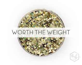 Worth the Weight || Exclusive Premium Polyester Glitter, 1oz by Weight • OPAQUE • || up to .062 cut