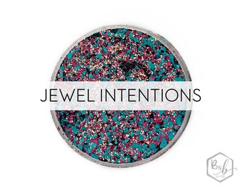 Jewel Intentions  || Exclusive Premium Polyester Glitter, 1oz by Weight • OPAQUE • || up to .062 cut