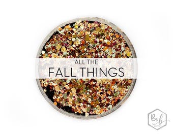 All the Fall Things || Exclusive Premium Polyester Glitter, 1oz by Weight • OPAQUE • || up to .094 cut