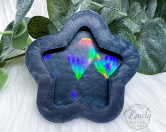 Holographic Star Grippy Silicone Mold || Easely Mixed Studio Mold