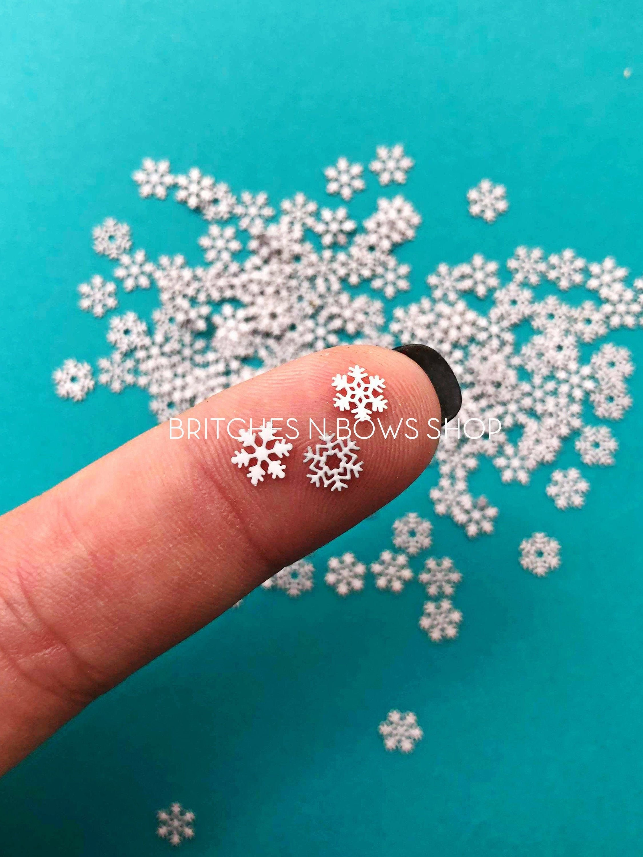 Dark Pink Snowflake Sequins 13 mm – Mai Materials