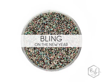 Bling on the New Year || Exclusive Premium Polyester Glitter, 1oz by Weight • OPAQUE • || .015 cut