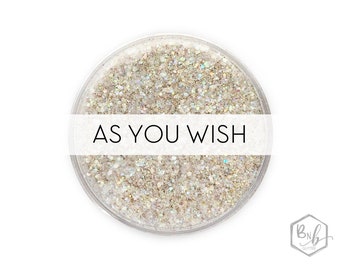As You Wish || Premium Polyester Glitter, 1oz by Weight •TRANSPARENT• || up to .04 cut