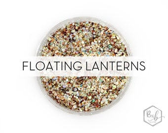 Floating Lanterns || Premium Polyester Glitter • Packaged by Weight • Semi-OPAQUE • || up to .062 cut